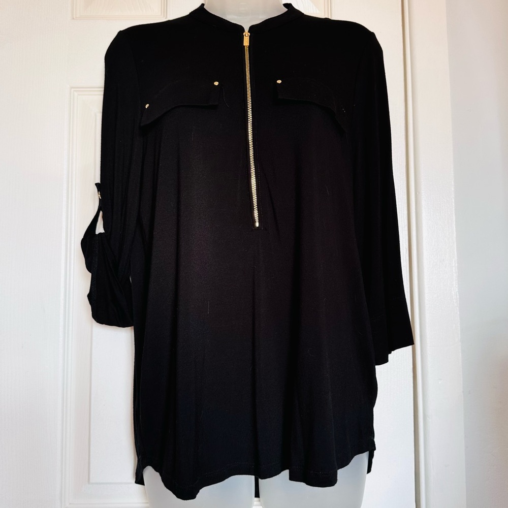 Calvin Klein Black w/gold Zipper Accent Bundle 2 for discount 🌈😊